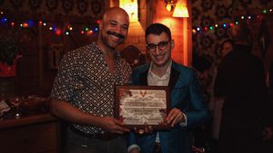 Jesse Cameron Alick and Ryan J. Haddad  Photo