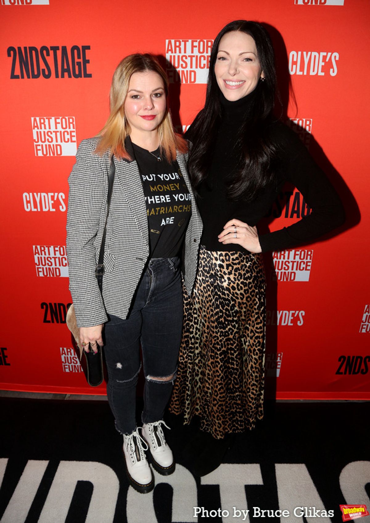 Amber Tamblyn and Laura Prepon at 
