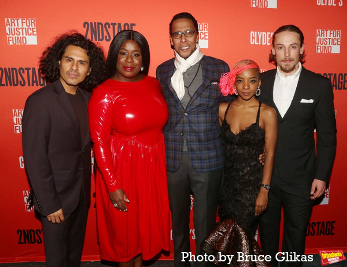 Reza Salazar, Ron Cephas Jones, Uzo Aduba, Kara Young  and Edmund Donovan at 