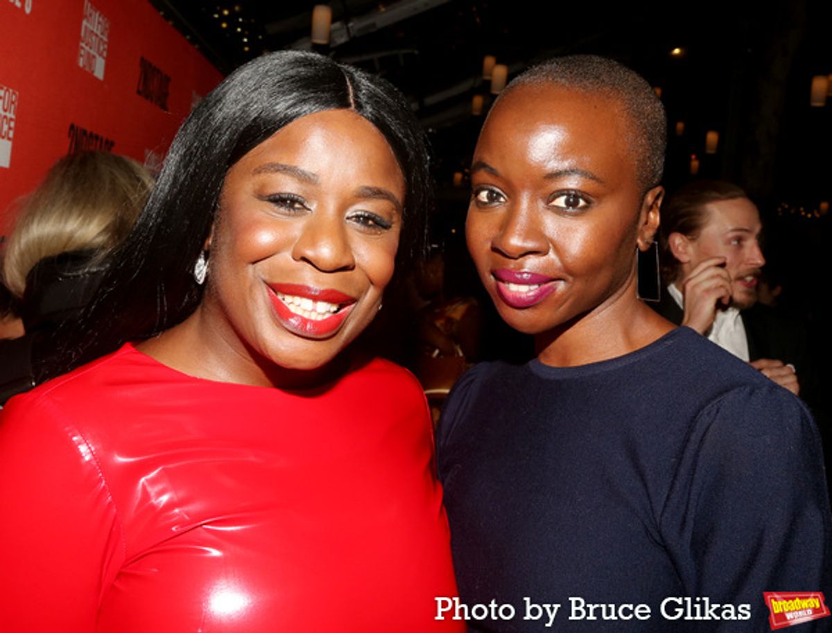 Uzo Aduba and Danai Gurira at 