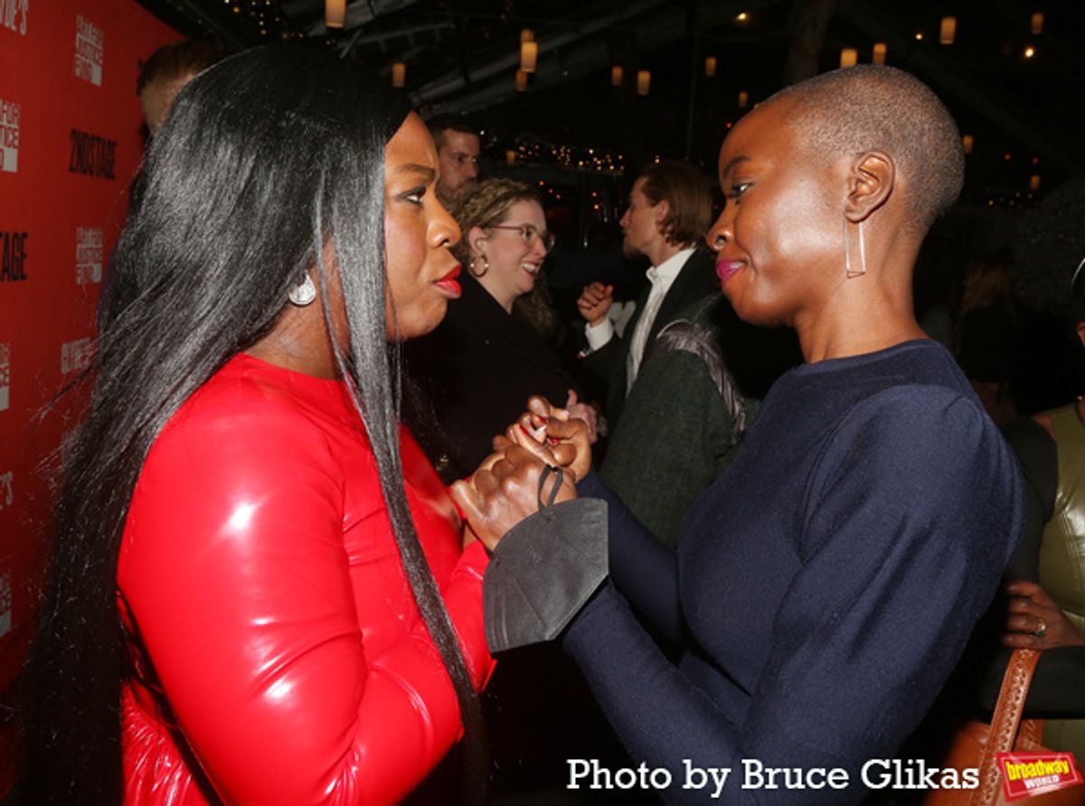 Uzo Aduba and Danai Gurira at 