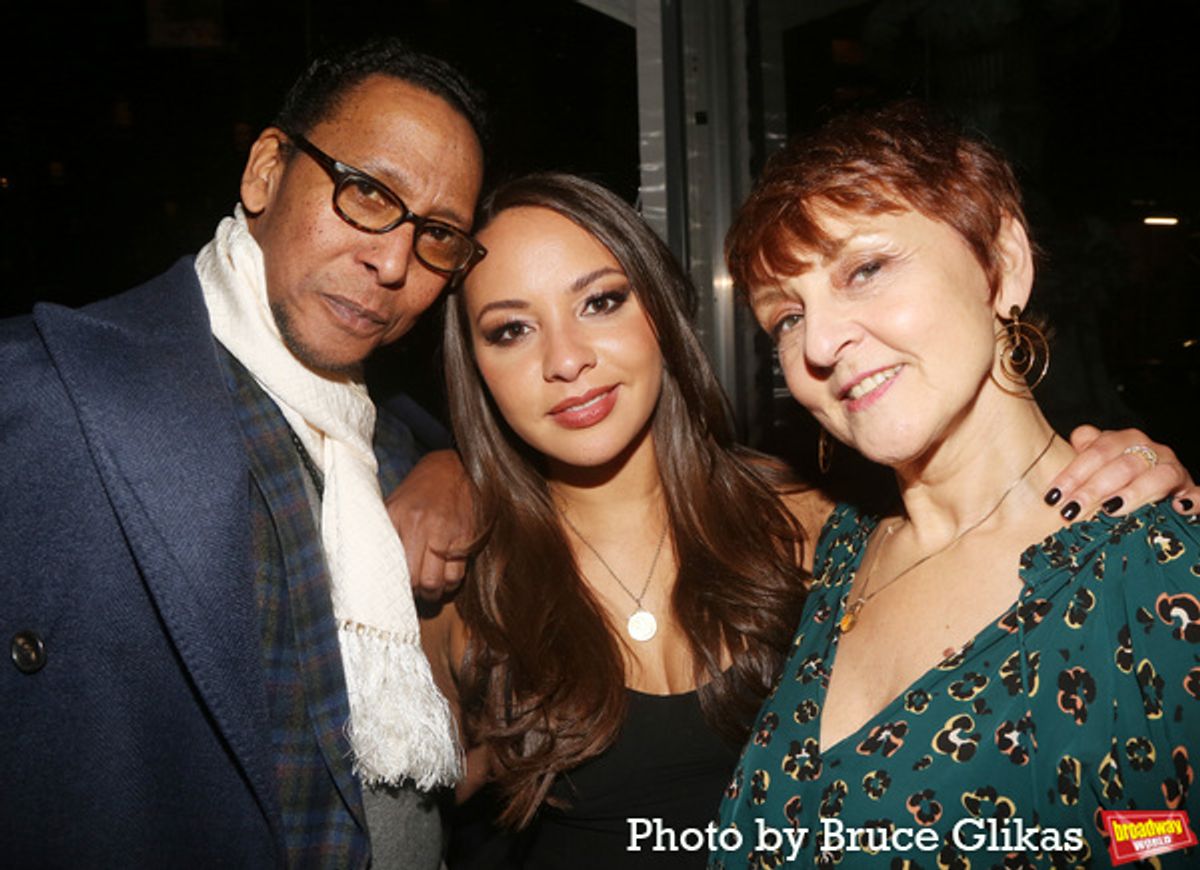 Ron Cephas Jones, Jasmine Cephas Jones and Kim Lesley at 