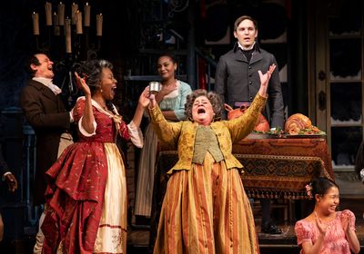 Thomas J. Cox (Ensemble) Penelope Walker (Mrs. Alice Fezziwig) Ariana Burks (Ensemble Photo