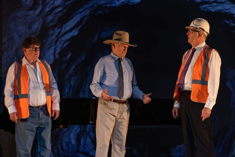 Review: The Creative And Clever Annual Political Satire Returns With THE WHARF REVUE: CAN OF WORMS  Image