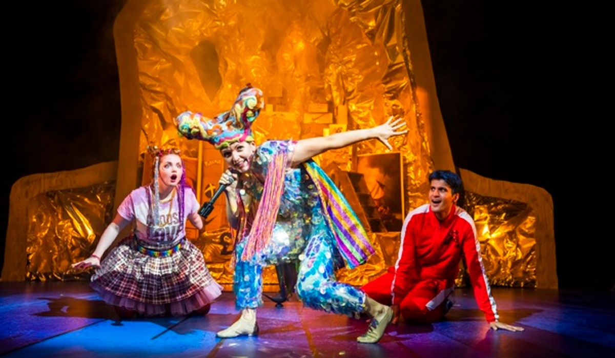 Gracie McGonigal, Katie Donnachie, Qasim Mahmood at Photos: First Look at the Lyric Hammersmith Theatre's Pantomime ALADDIN