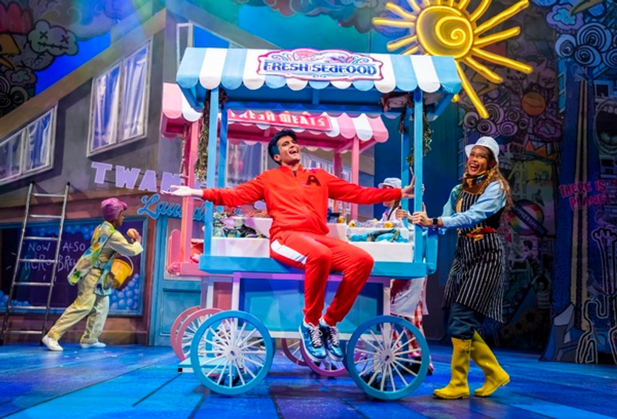 Qasim Mahmood, Carla-Jean Lares at Photos: First Look at the Lyric Hammersmith Theatre's Pantomime ALADDIN