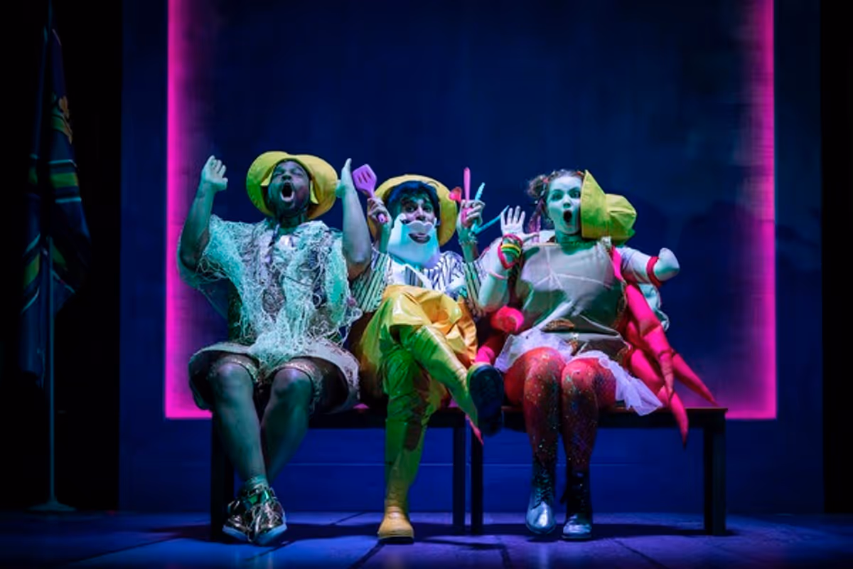 Stephan Boyce, Qasim Mahmood, Gracie McGonigal at Photos: First Look at the Lyric Hammersmith Theatre's Pantomime ALADDIN