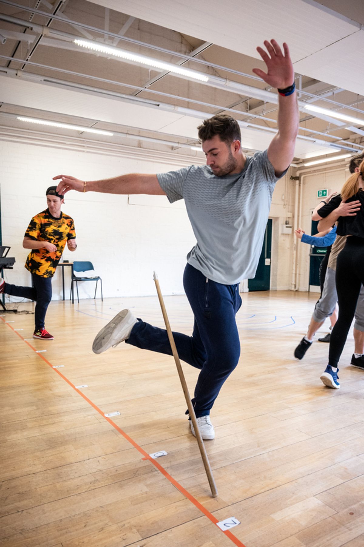 AJ and Curtis Pritchard at Photos: Inside Rehearsal For CINDERELLA Pantomime at the Wolverhampton Grand Theatre