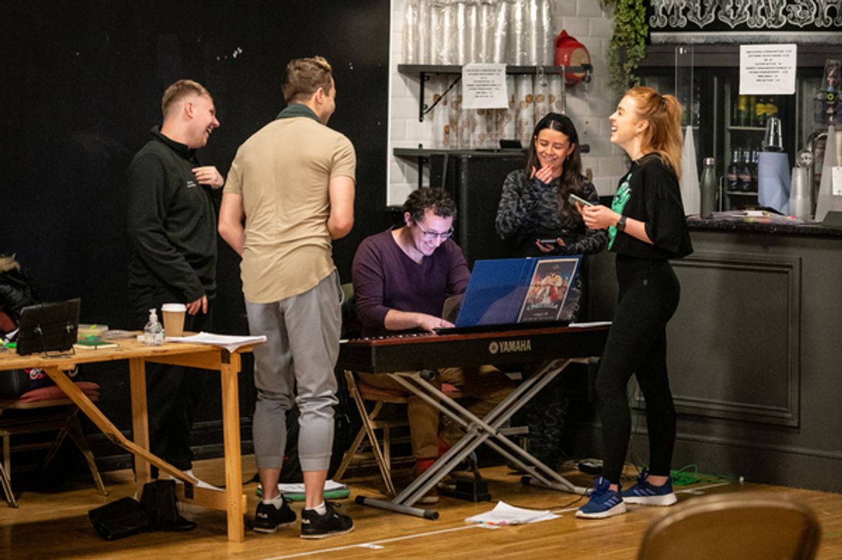 Michael Dean-Wilson, Phillip Town, Michael Baxter, Chloe Evans, Laura marie Benson at 