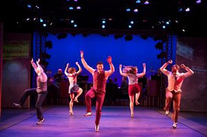 Joseph Medeiros, Melanie Moore,
Jeremy Benton, Kaitlyn Davidson, Phillip Attmore @ BroadwayWorld Joseph Medeiros, Melanie Moore,
Jeremy Benton, Kaitlyn Davidson, Phillip Attmore Photo
