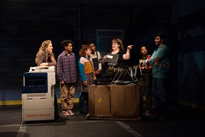 Victoria Clark, Justin Cooley, Nina White, Fernell Hogan II, Bonnie Milligan, Olivia  Photo