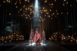 Francois Battiste with Nancy Opel, Amber Iman, and Monica Ho  Photo