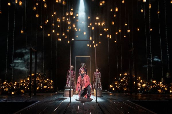 Francois Battiste with Nancy Opel, Amber Iman, and Monica Ho  Photo