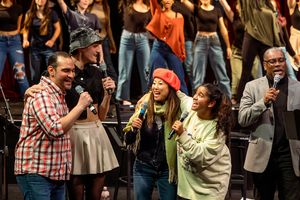 Javier Muñoz, Luke Ferrari, Deborah S. Craig, Paravi Das, and Kingsley Leggs Photo