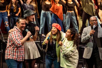 Javier Muñoz, Luke Ferrari, Deborah S. Craig, Paravi Das, and Kingsley Leggs Photo