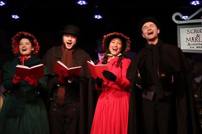 The cast of A Christmas Carol Photo