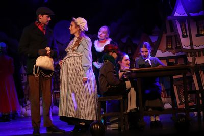 The cast of A Christmas Carol Photo