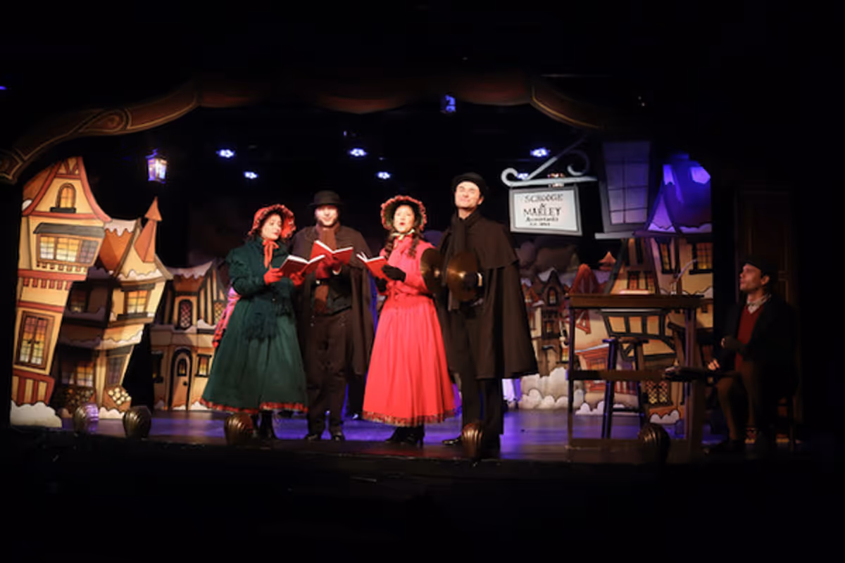 The cast of A Christmas Carol at Photos: The Players Theatre Presents A CHRISTMAS CAROL