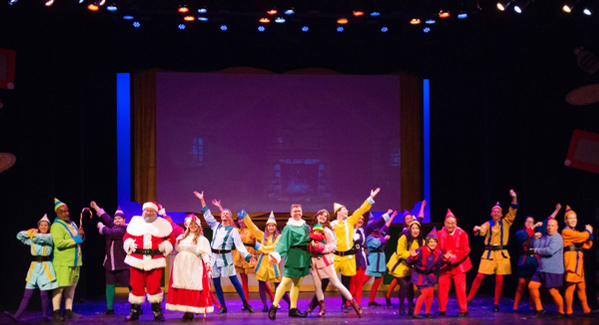 The Company of ELF at Algonquin Arts Theatre at Photos: First Look at ELF THE MUSICAL at The Algonquin
