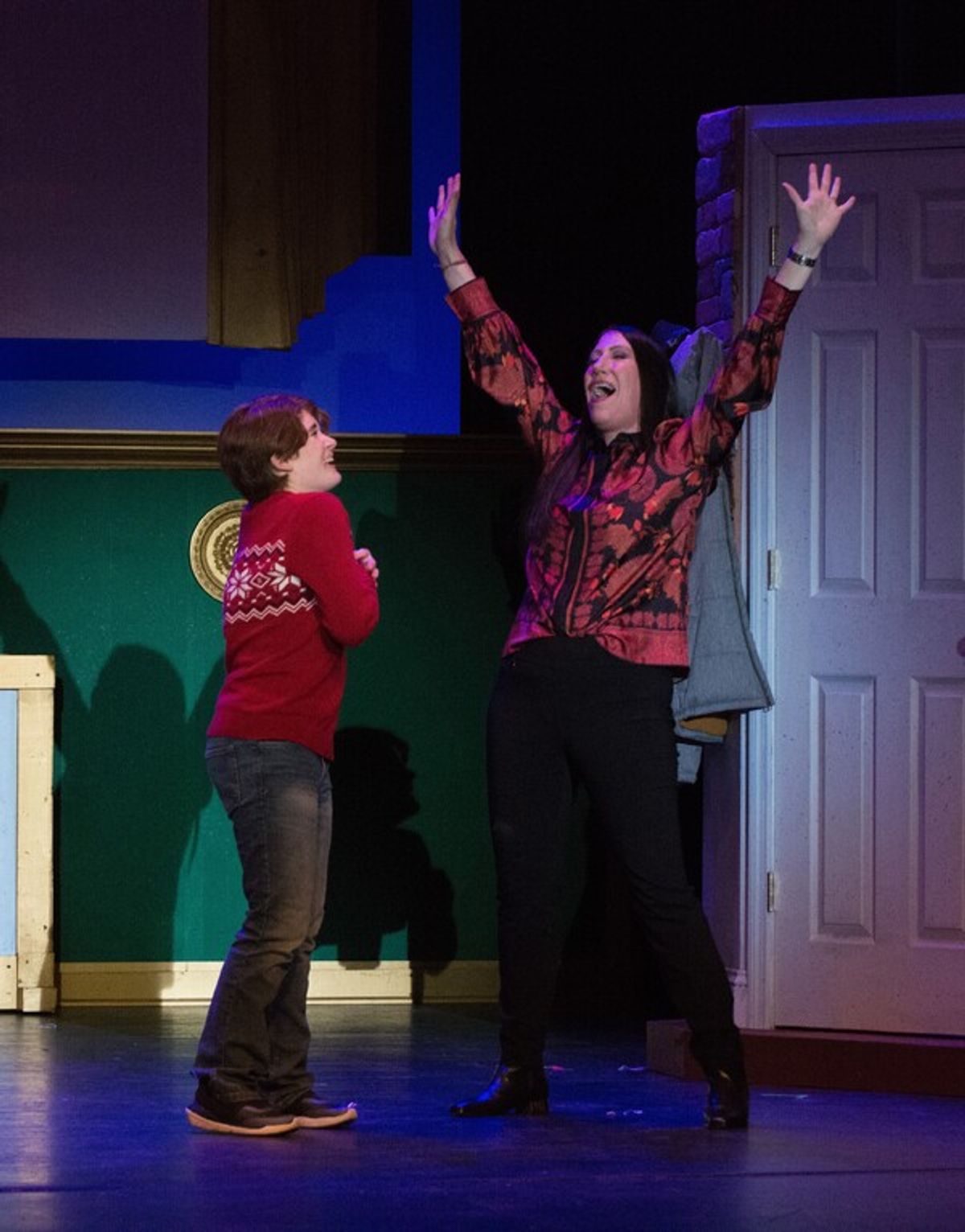 Lauren Cooke and Elena Asfendis at Photos: First Look at ELF THE MUSICAL at The Algonquin
