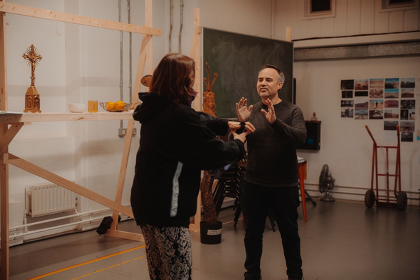 Photos: A FIGHT AGAINST…(UNA LUCHA CONTRA...) at Royal Court Jerwood Theatre Photos: A FIGHT AGAINST…(UNA LUCHA CONTRA...) at Royal Court Jerwood Theatre Image