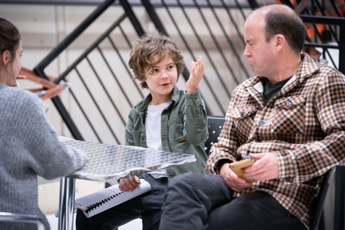Photos: Inside Rehearsals for FORCE MAJEURE at The Donmar Warehouse  Image