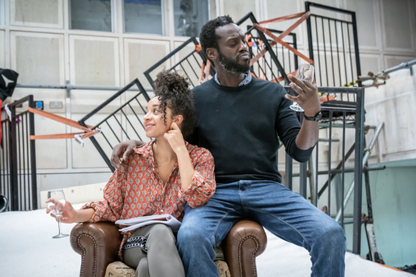 Photos: Inside Rehearsals for FORCE MAJEURE at The Donmar Warehouse  Image
