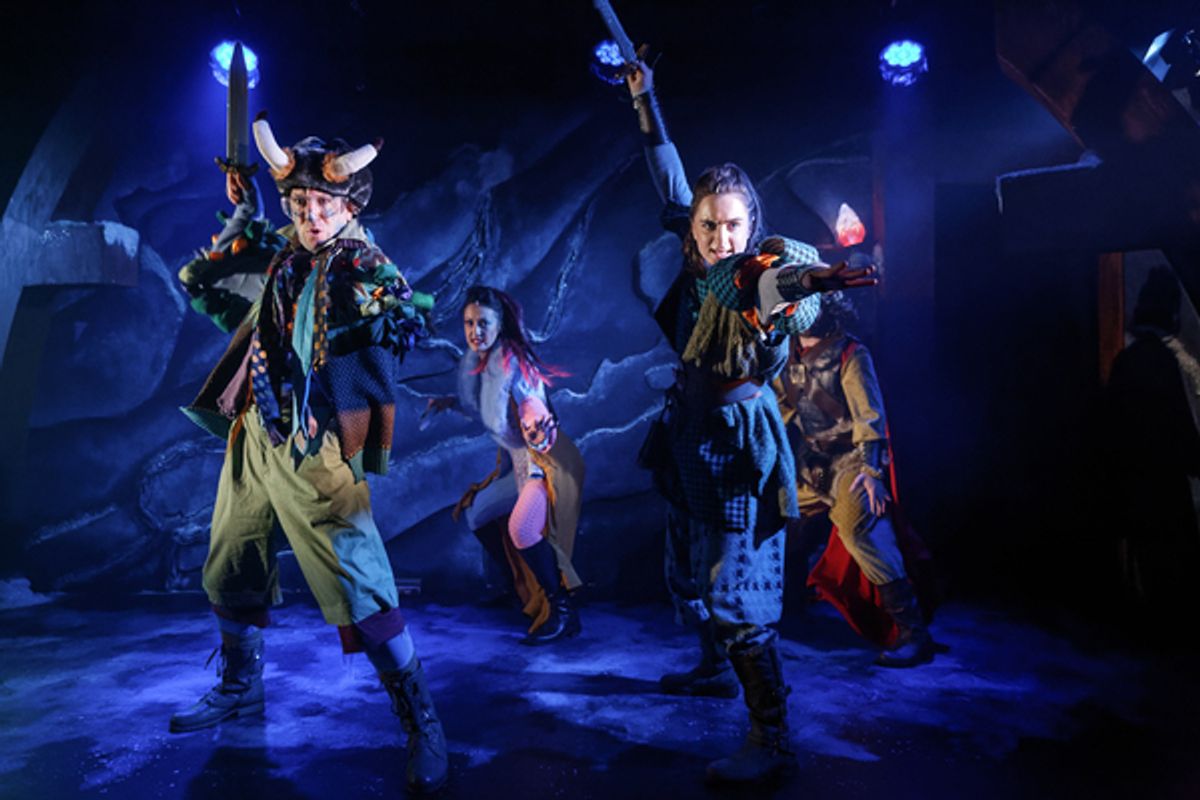 Philip Lee, Julia Mariko Smith, Emily Cairns, and Matthew Kellett at Photos: First Look at BEOWULF: AN EPIC PANTO