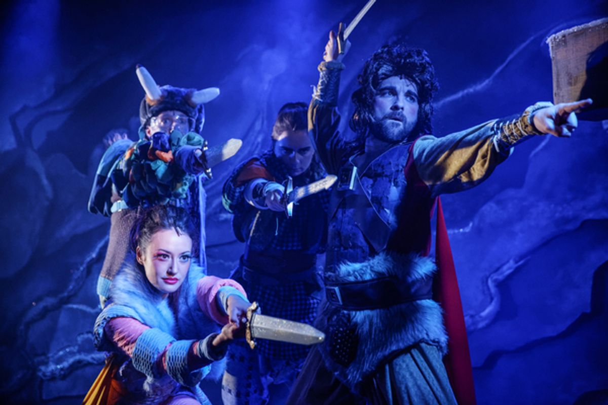 Philip Lee, Julia Mariko Smith, Emily Cairns and Matthew Kellett at Photos: First Look at BEOWULF: AN EPIC PANTO
