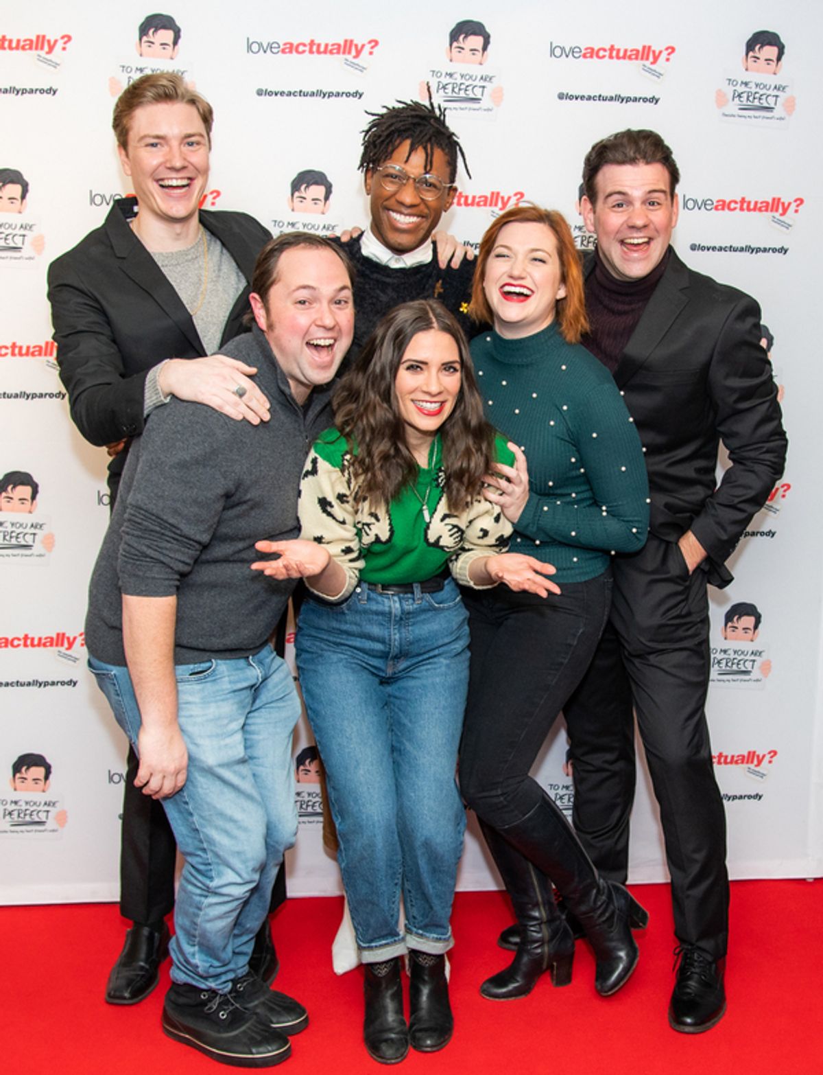 Company of Love Actually? The Unauthorized Musical Parody at Photos: LOVE ACTUALLY? THE UNAUTHORIZED MUSICAL PARODY Celebrates Opening Night!