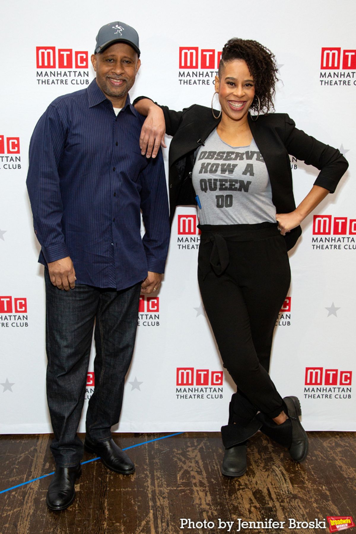 Ruben Santiago-Hudson, Dominique Morisseau at 