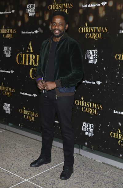 Dul  Hill arrives for the opening night performance of ?A Christmas Carol? at Center  Photo