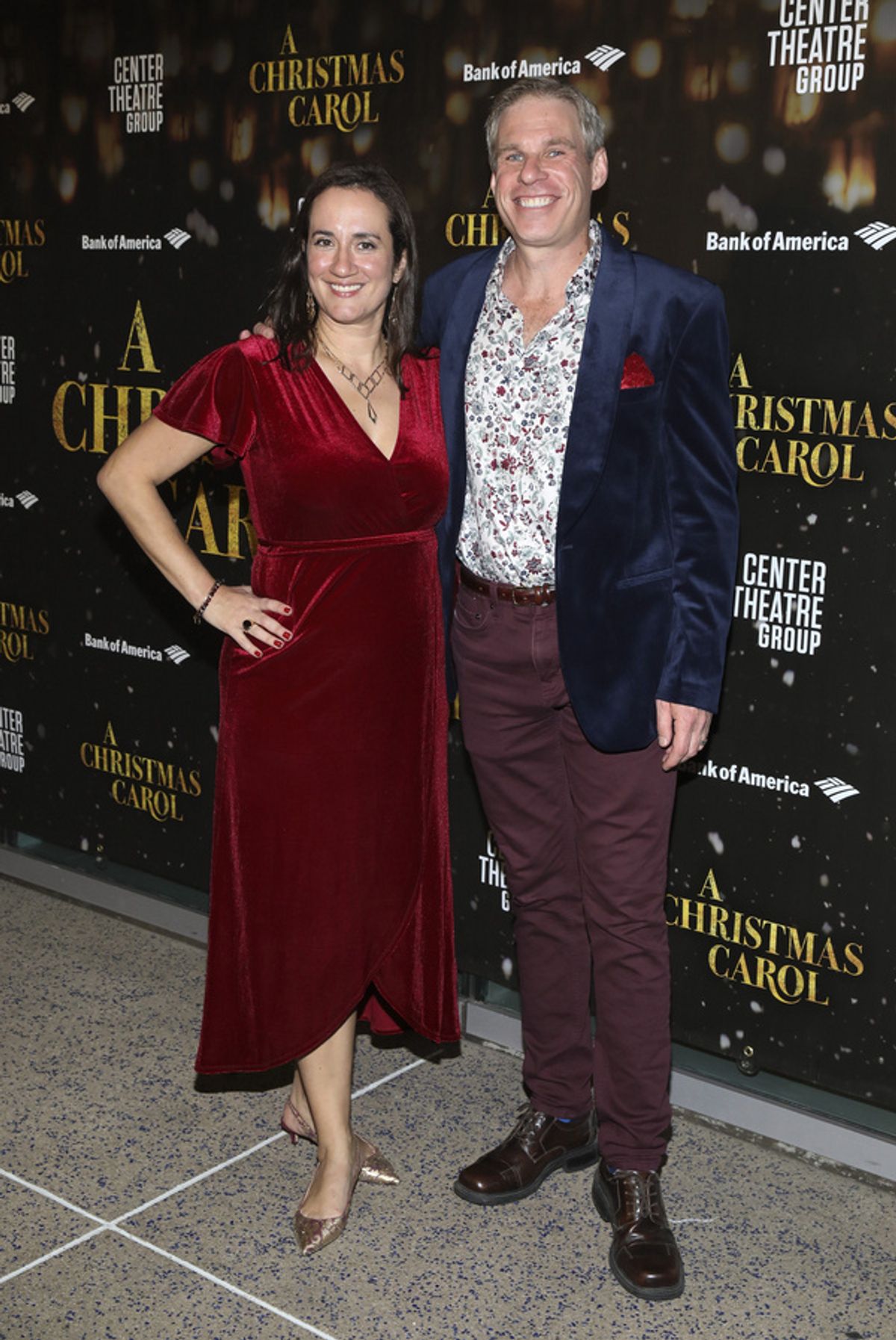From left, Center Theatre Group Managing Director/CEO Meghan Pressman and Josh Clapper arrive for the opening night performance of ?A Christmas Carol? at Center Theatre Group/Ahmanson Theatre on Dec. at Photos: Inside Opening Night of A CHRISTMAS CAROL At Center Theatre Group
