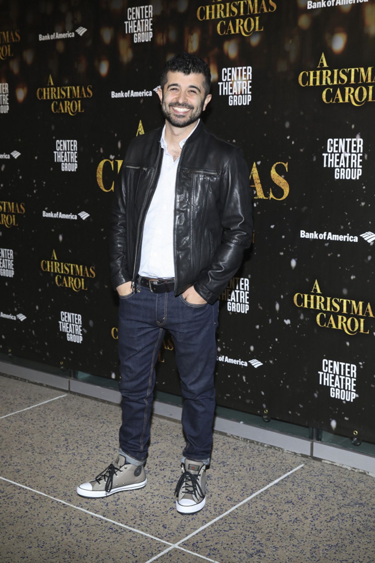 Behzad Dabu arrives for the opening night performance of ?A Christmas Carol? at Center Theatre Group/Ahmanson Theatre on Dec. 1, 2021, in Los Angeles, California. (Photo by Nicholas Gingold/Capture Im at 