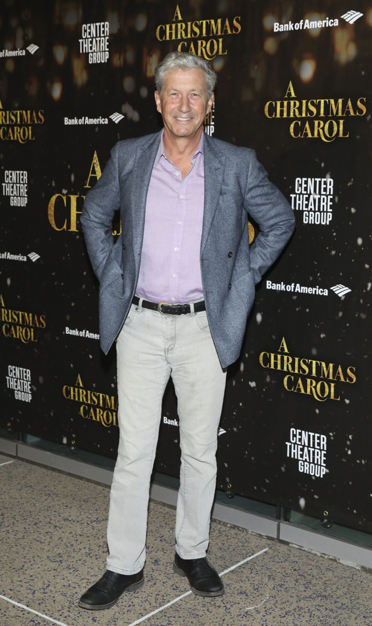 Charles Shaughnessy arrives for the opening night performance of ?A Christmas Carol? at Center Theatre Group/Ahmanson Theatre on Dec. 1, 2021, in Los Angeles, California. (Photo by Nicholas Gingold/Ca at 