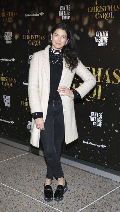 Tiffany Lonsdale arrives for the opening night performance of ?A Christmas Carol? at  Photo