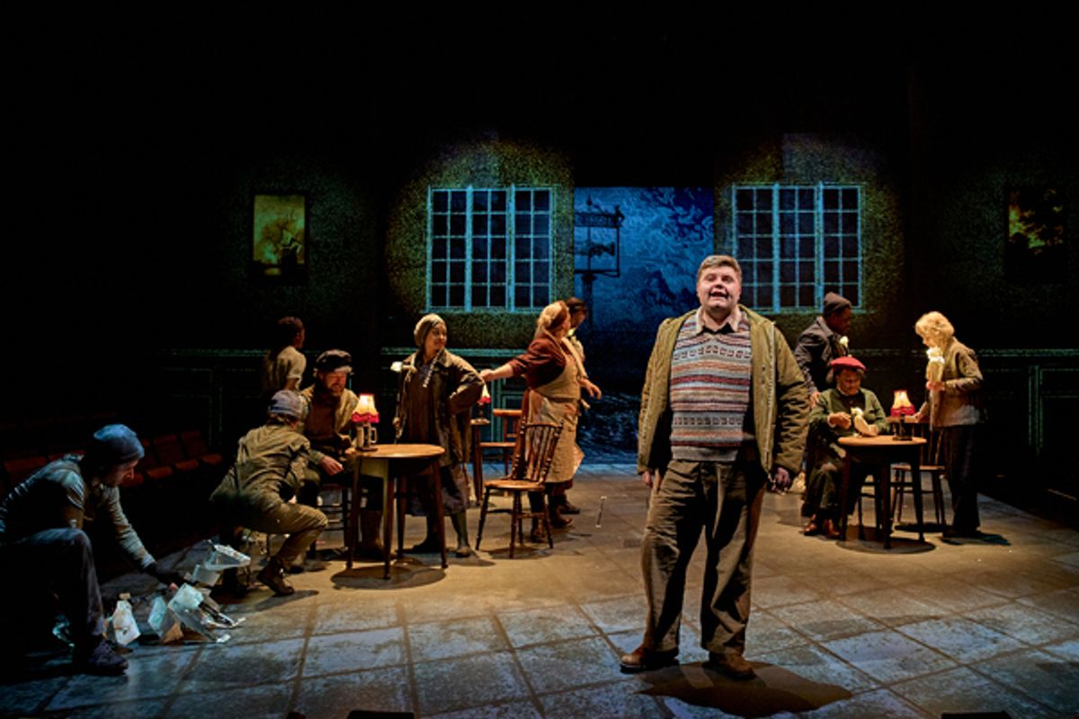 Samuel Creasey and The Book of Dust Company at Photos: First Look at THE BOOK OF DUST at The Bridge Theatre