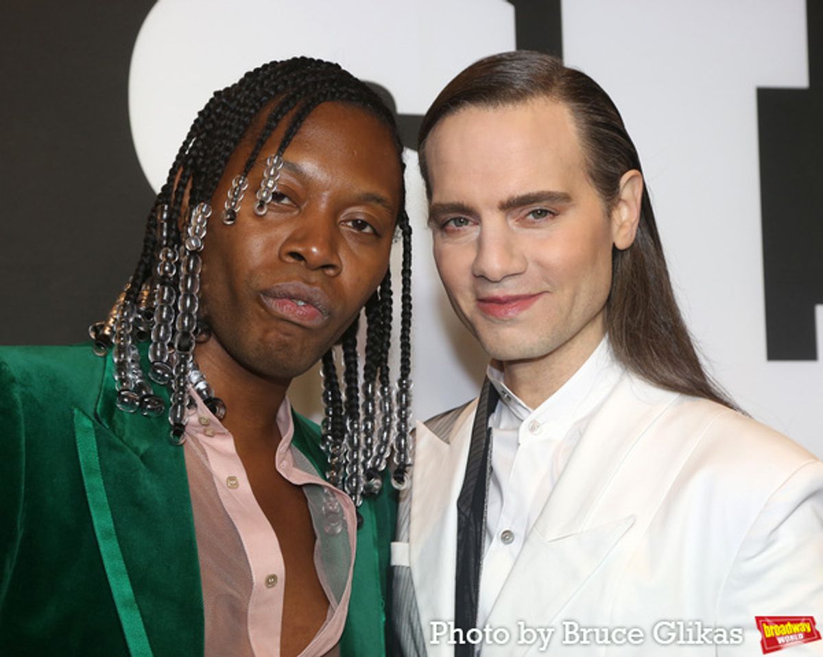 Jeremy O. Harris and Jordan Roth at 