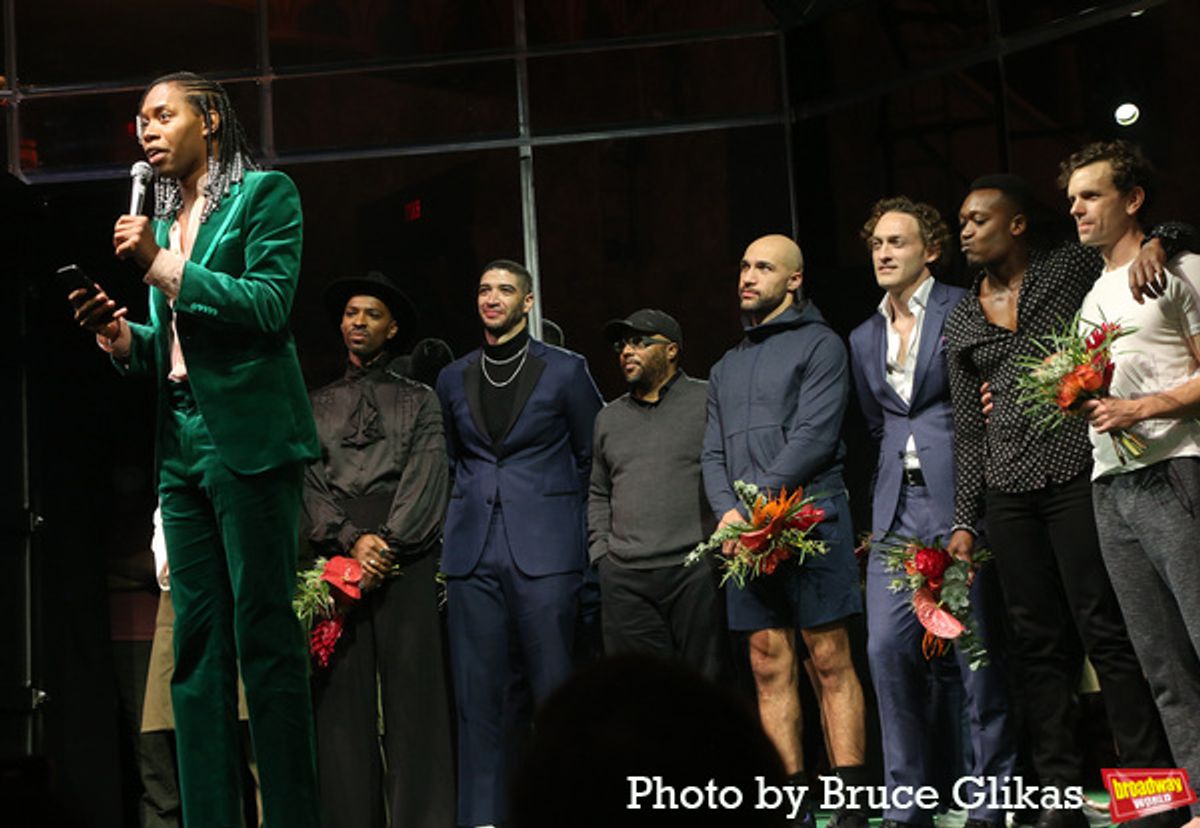 Jeremy O. Harris and the company at 