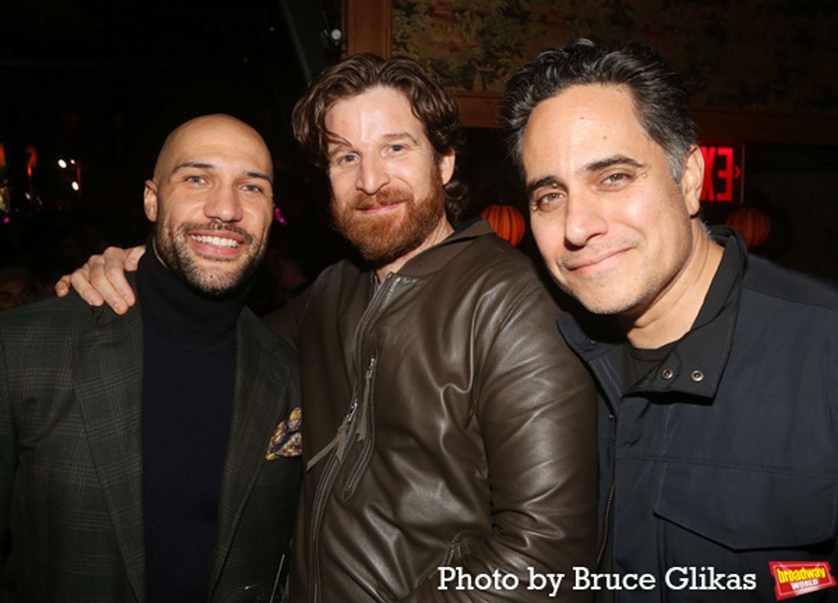 Jonathan Higginbotham, Brad Fleischer and Rajiv Joseph at 