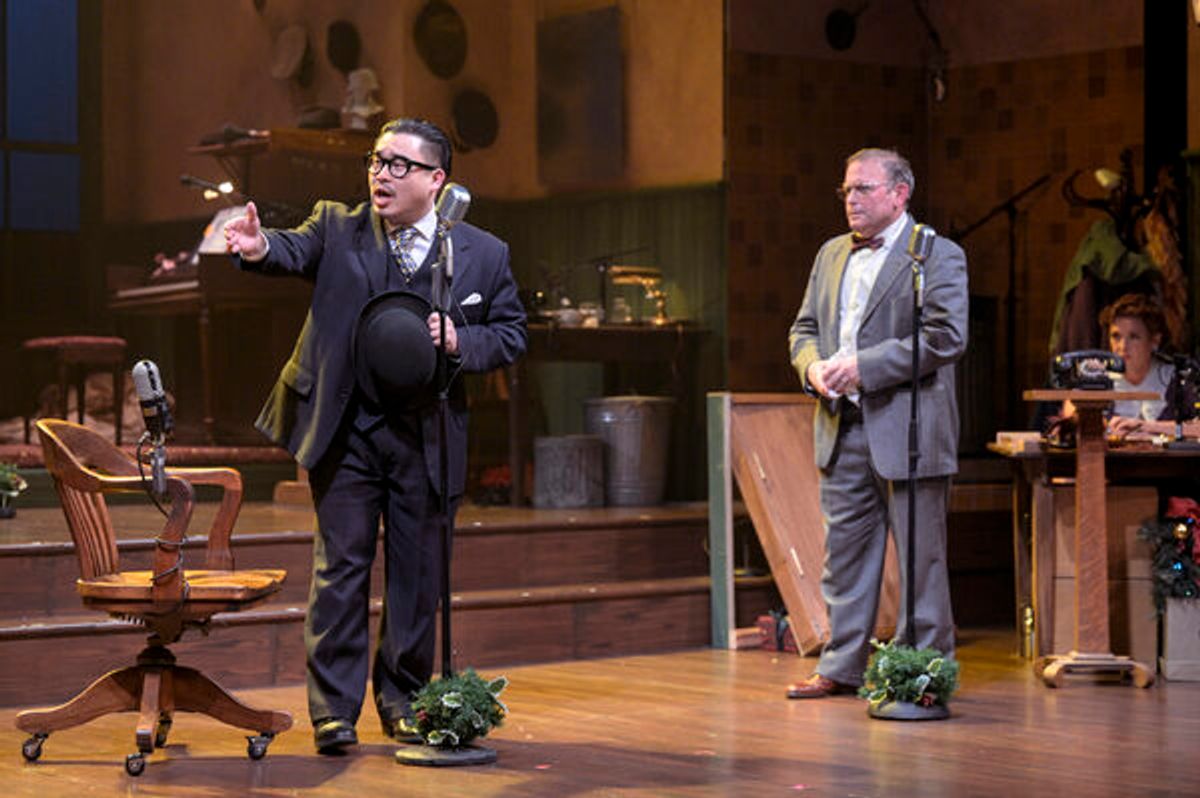 Phil Wong, Todd Cerveris and Luisa Sermol at 