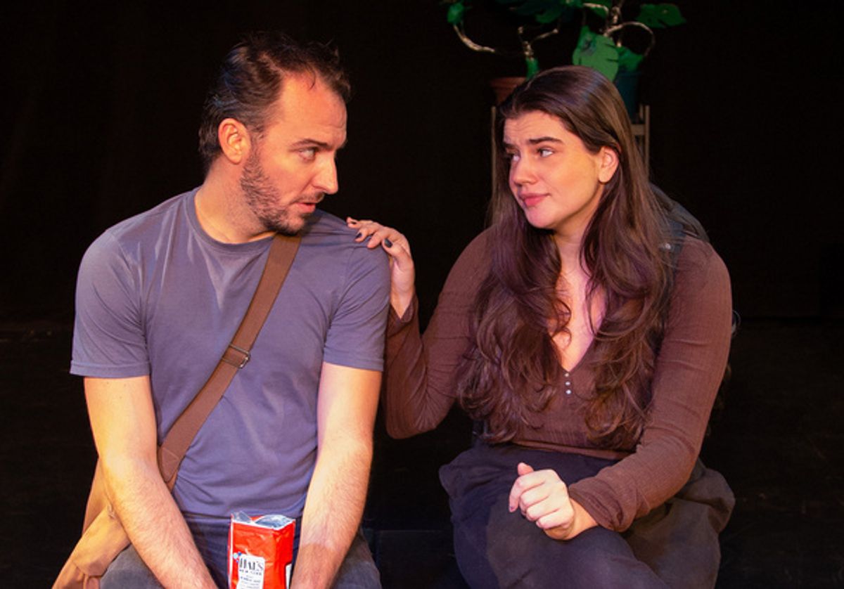Collin McConnell & Rebecca Wolf at Photos: QUANTUM DEBT Begins Performances Off-Broadway