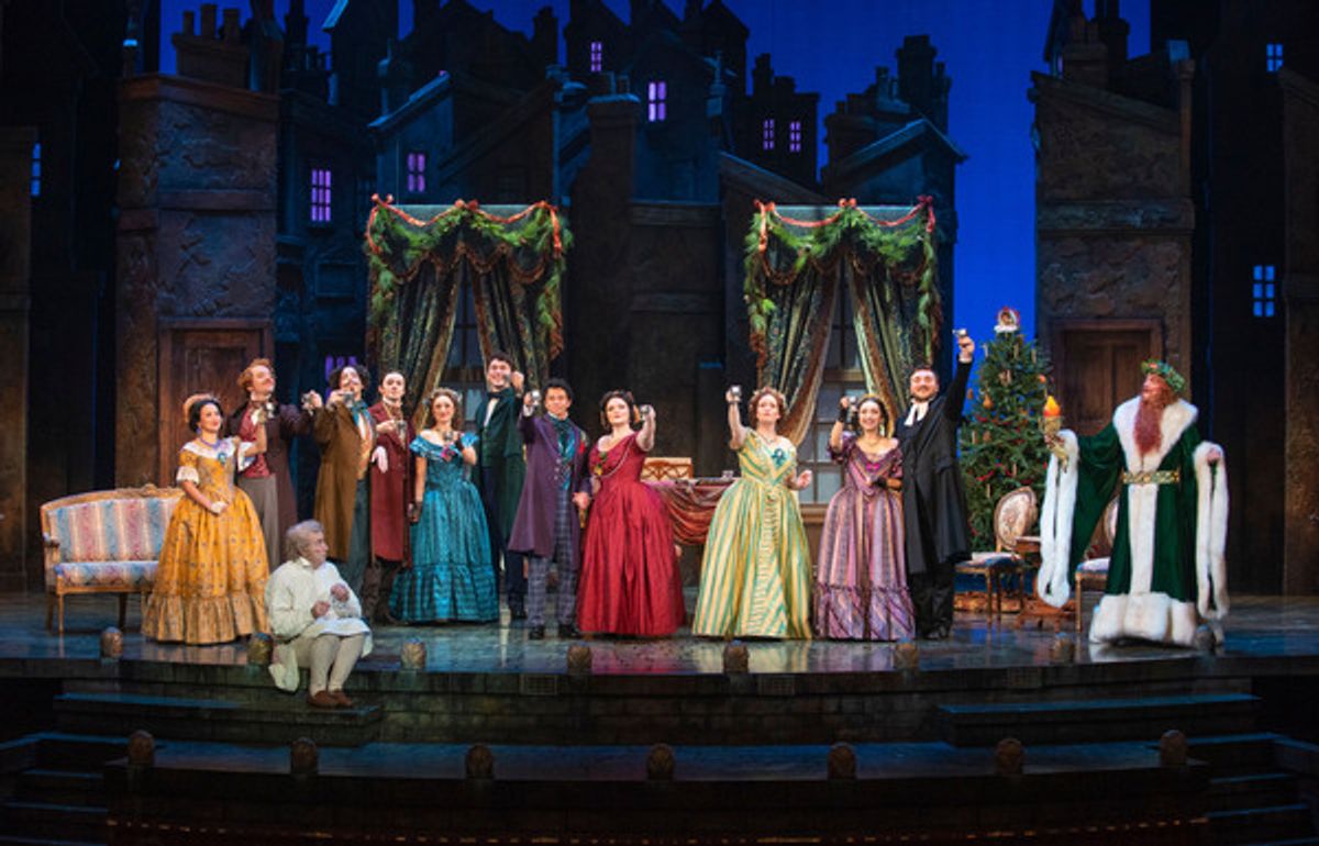 The cast at Photos: Milwaukee Rep Presents A CHRISTMAS CAROL