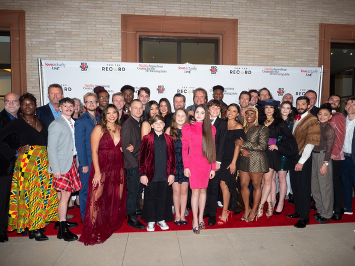 Creative Team and Cast of LOVE ACTUALLY LIVE at Photos: LOVE ACTUALLY LIVE Red Carpet At the Wallis Annenberg