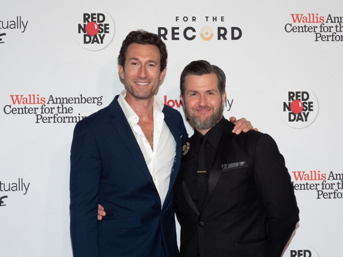 Aaron Lazar and Doug Kreeger at 