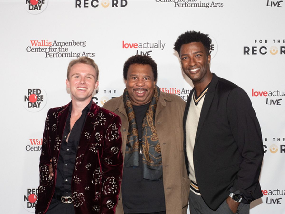 Ian Ward, Leslie David Baker, and Darrell Morris Jr. at 