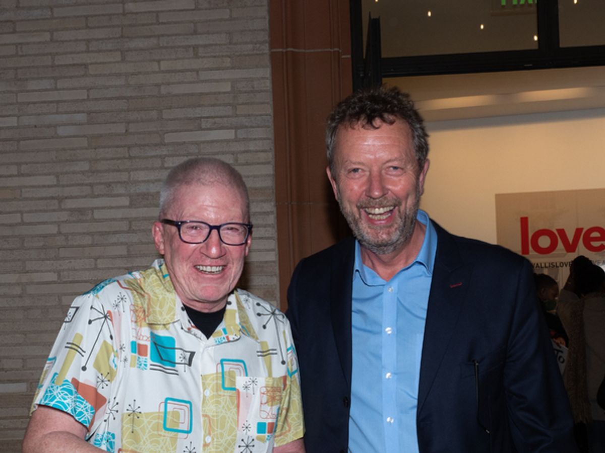 Tom Dugan and The Wallis Artistic Director Paul Crewes at 