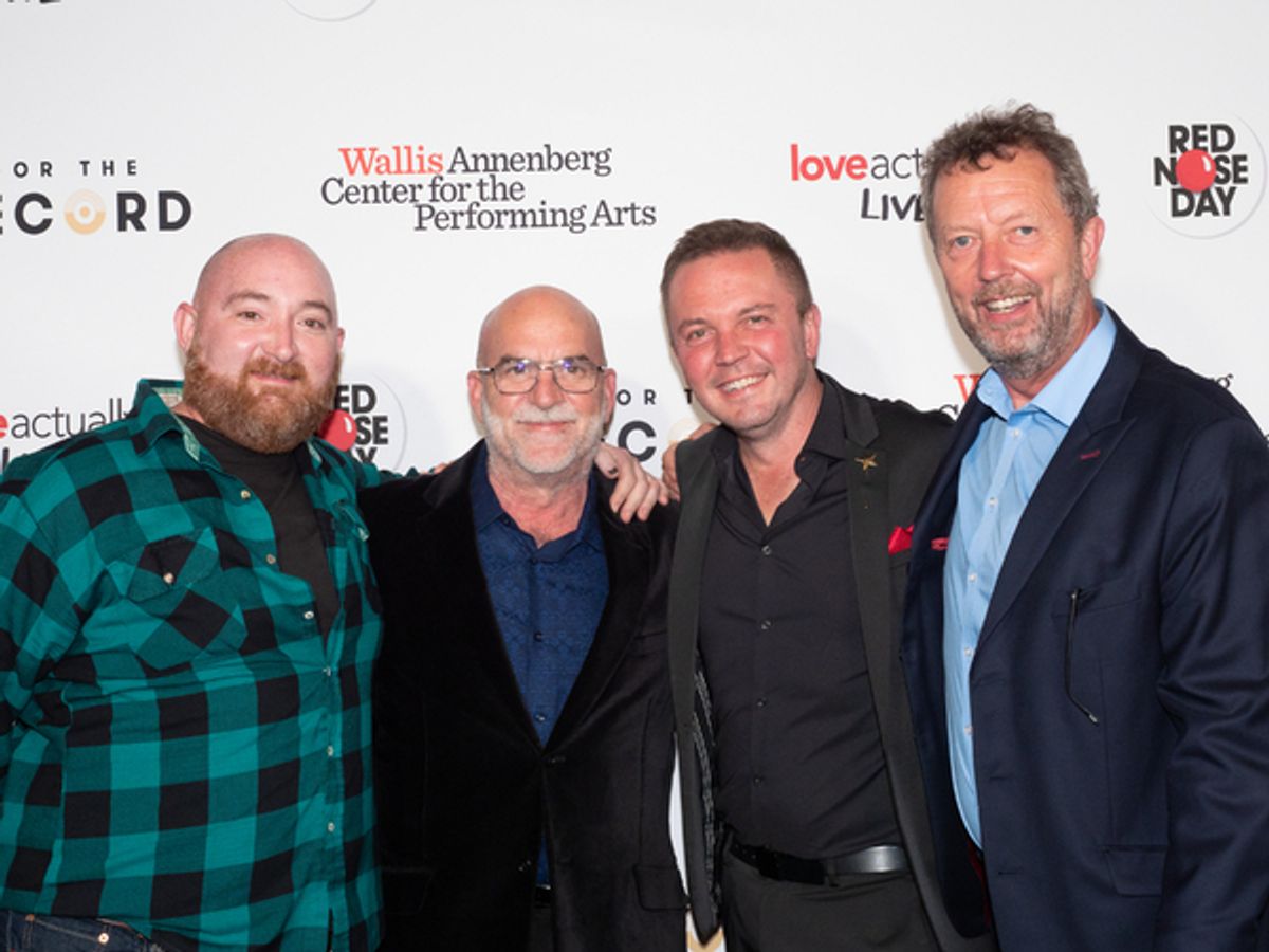 Technical Director Matt Waldron, James D''Asaro, Shane Scheel, and Paul Crewes at 