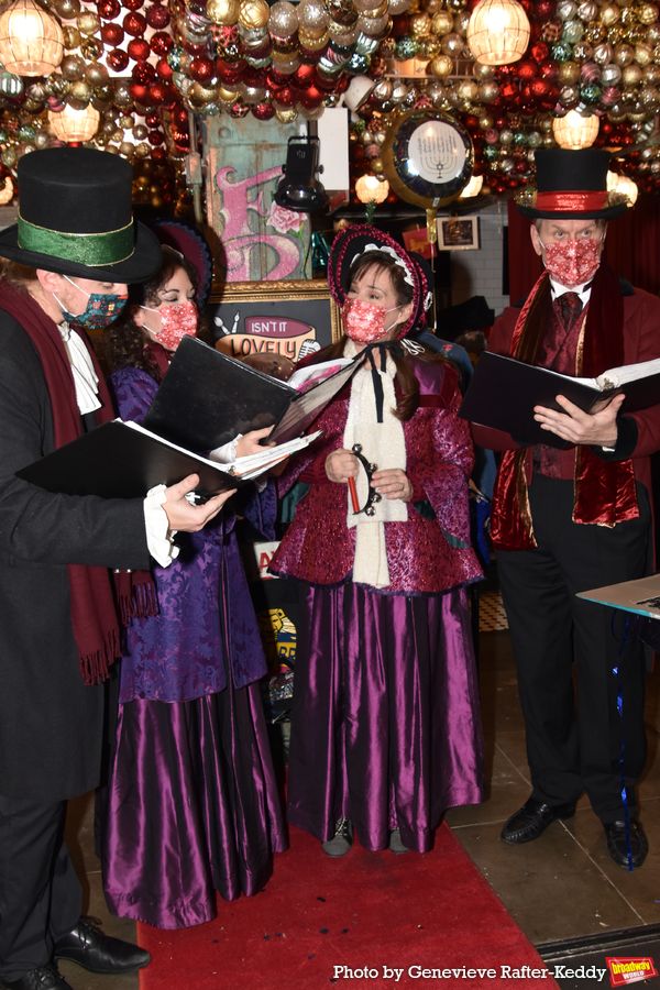 The Broadway Carolers- James Scheider, Annmarie Errico, Renae Baker and Dan O'Driscol Photo