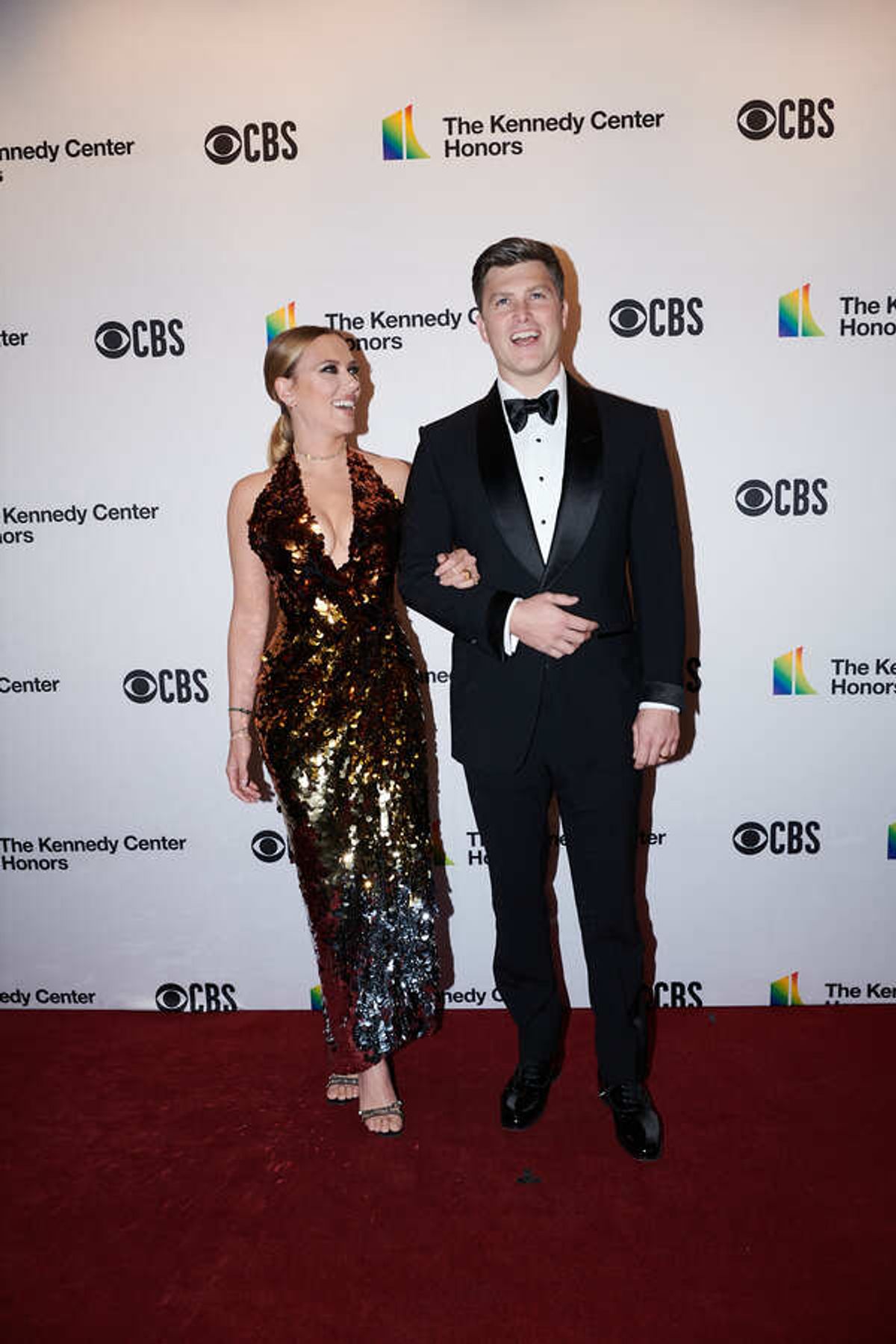 Scarlett Johansson and Colin Jost at 